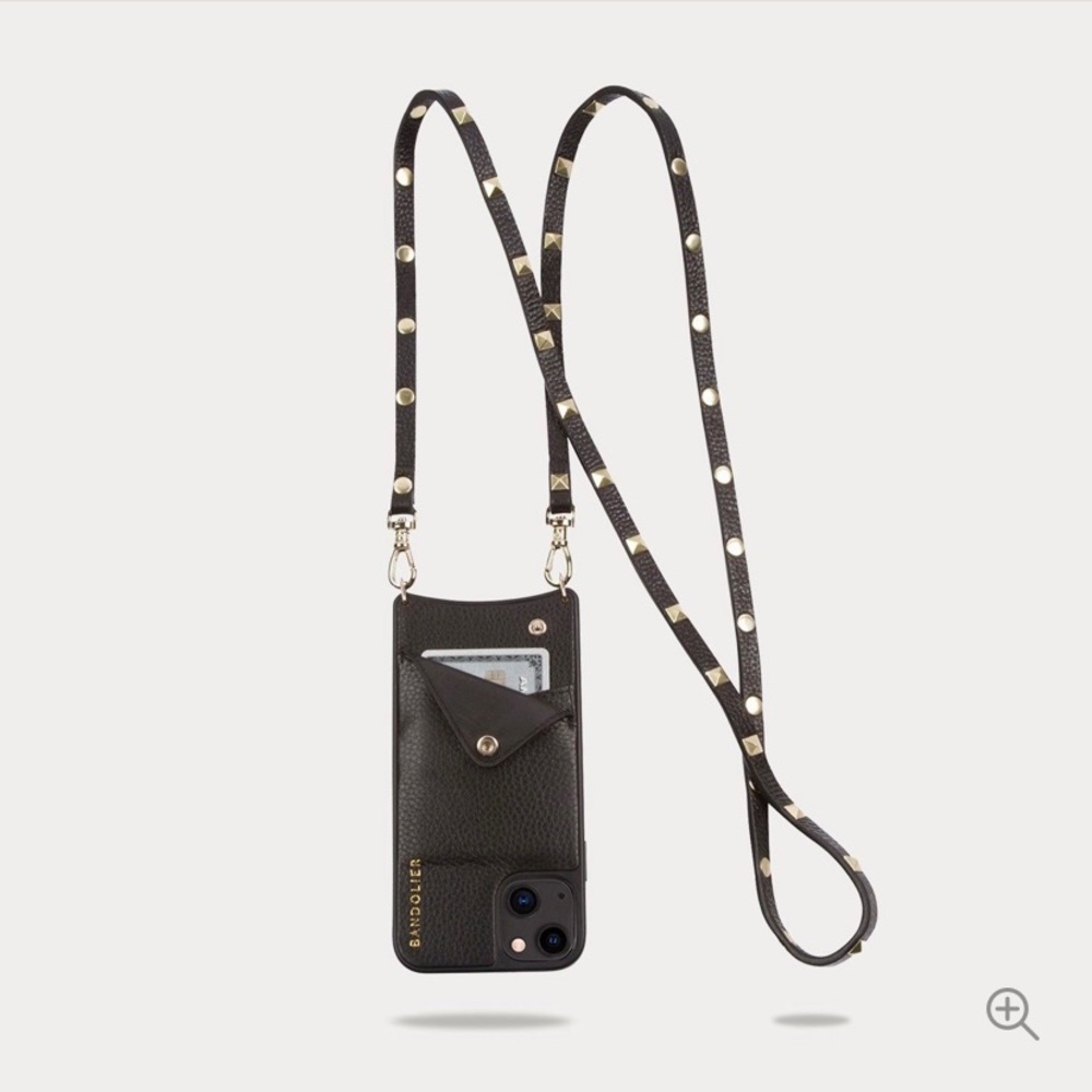 Bandolier iPhone 11 leather crossbody
